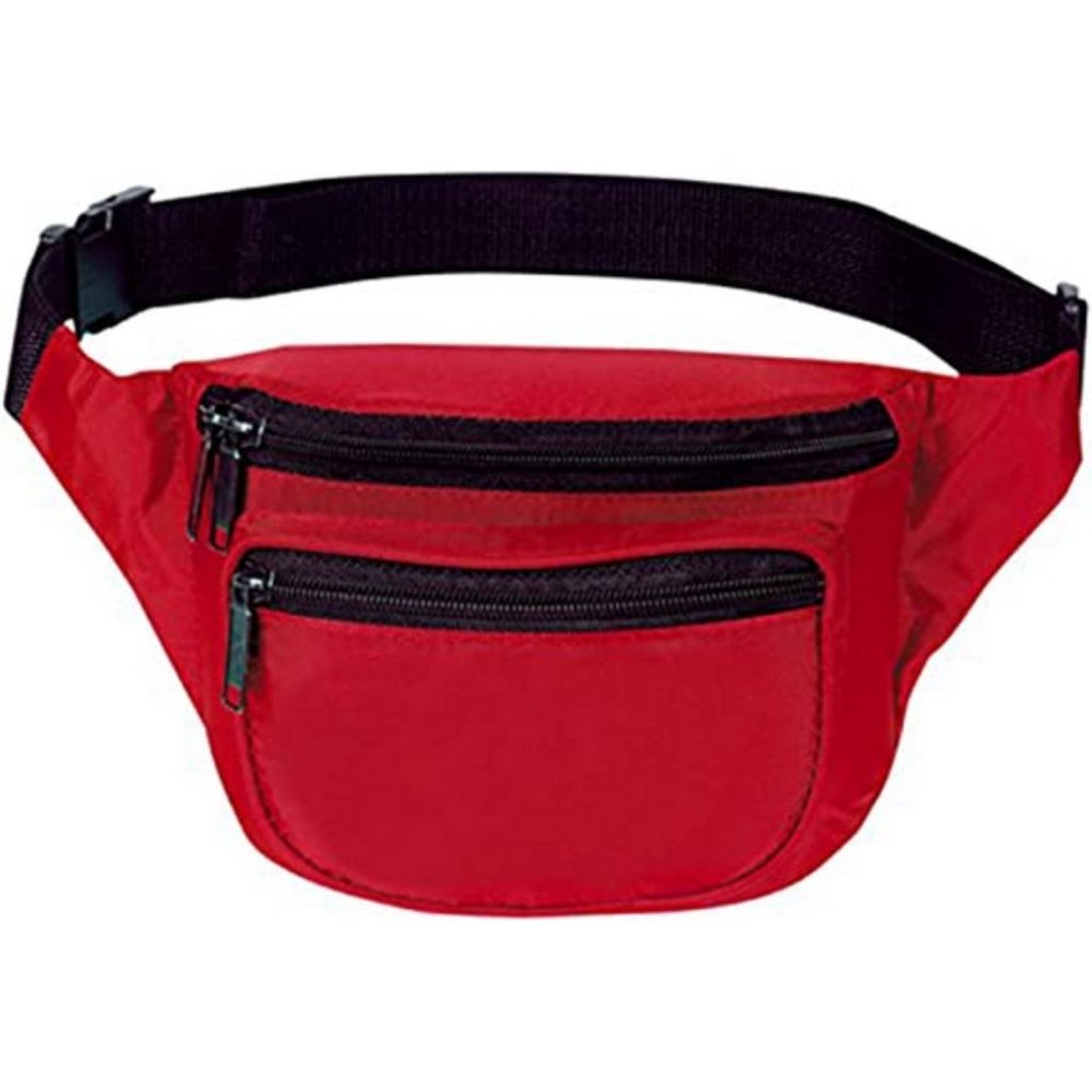 Travel Sport Waist Fanny Pack Bag For Men Or Women, Red